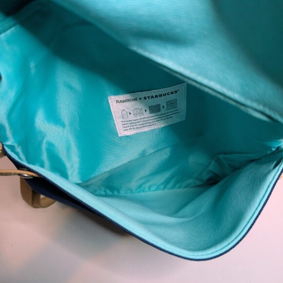 Starbucks Rawrow Collaboration Foldable Navy Cross Bag Limited - Picture 4 of 10